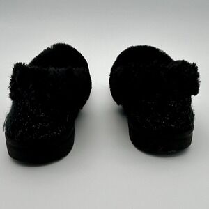 Skechers Memory Foam Slippers Women's‎ US 7.5 Black Comfort House Shoes